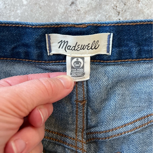 Madewell Baggy Straight Jeans, Dark Worn Indigo Wash, 30 - Picture 7 of 12